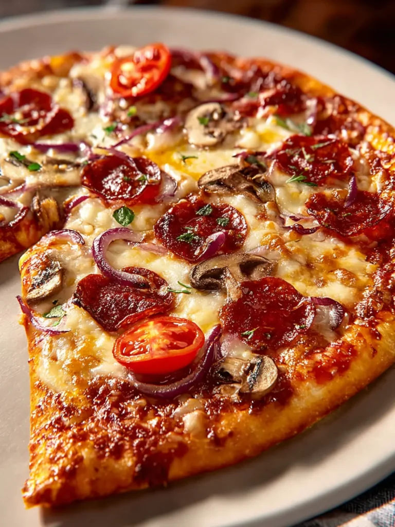 Homemade Pizza Recipe First Image