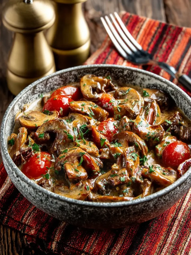 Vegetarian Mushroom Stew First Image