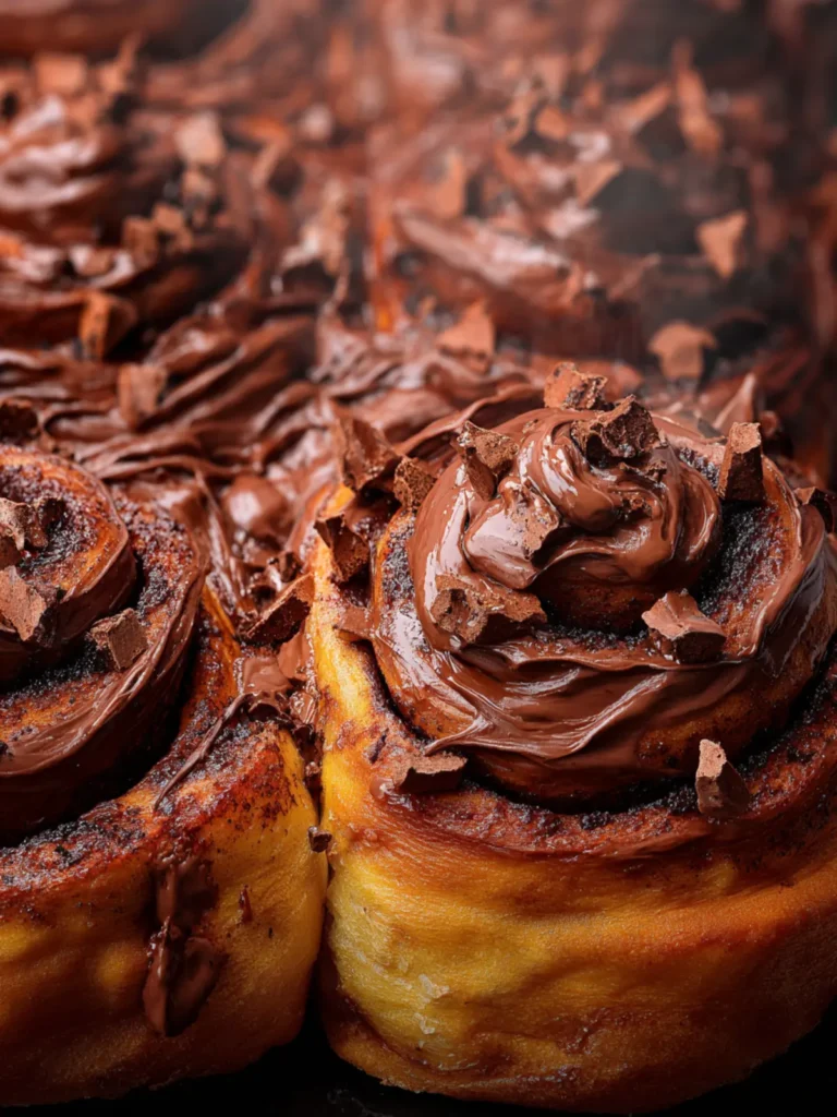 Chocolate Cinnamon Rolls First Image