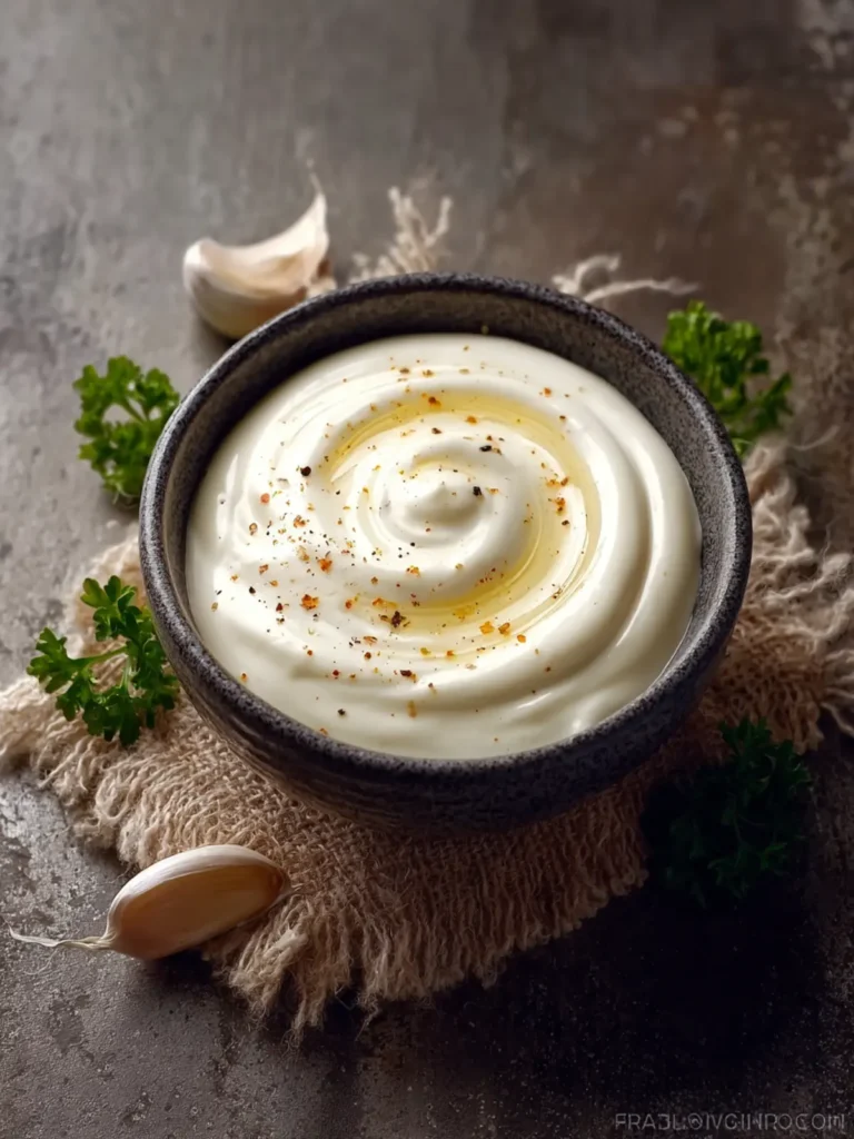Creamy Garlic Sauce First Image
