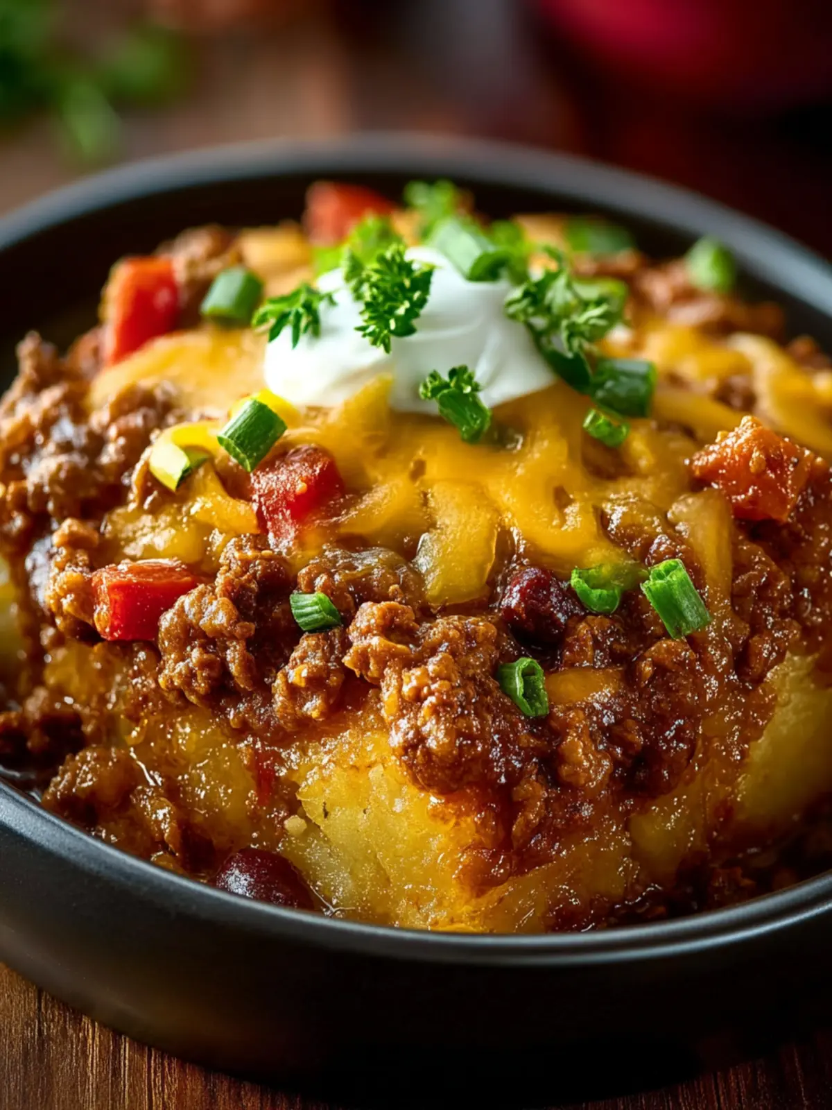 Slow Cooker Cowboy Casserole First Image