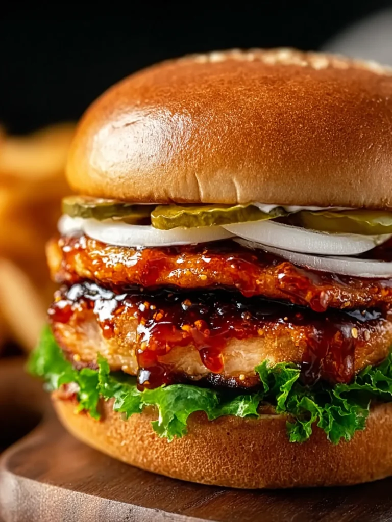 Irresistible Hot Honey Chicken Burger Recipe for Flavor Lovers First Image