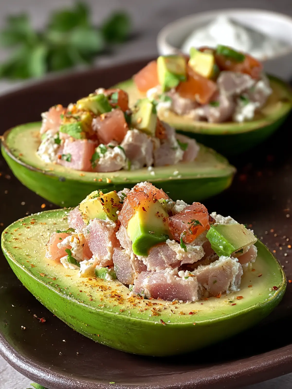 Irresistible Tuna Stuffed Avocados: A Flavorful Delight First Image