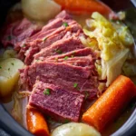Crockpot Corned Beef and Cabbage Recipe First Image