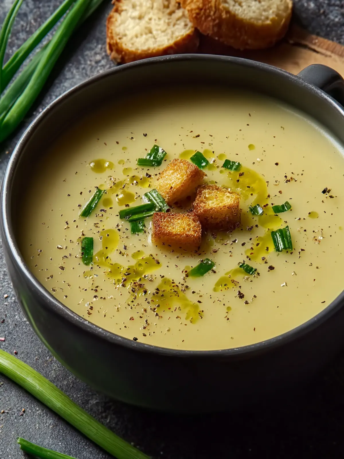 Vegan Potato Leek Soup First Image