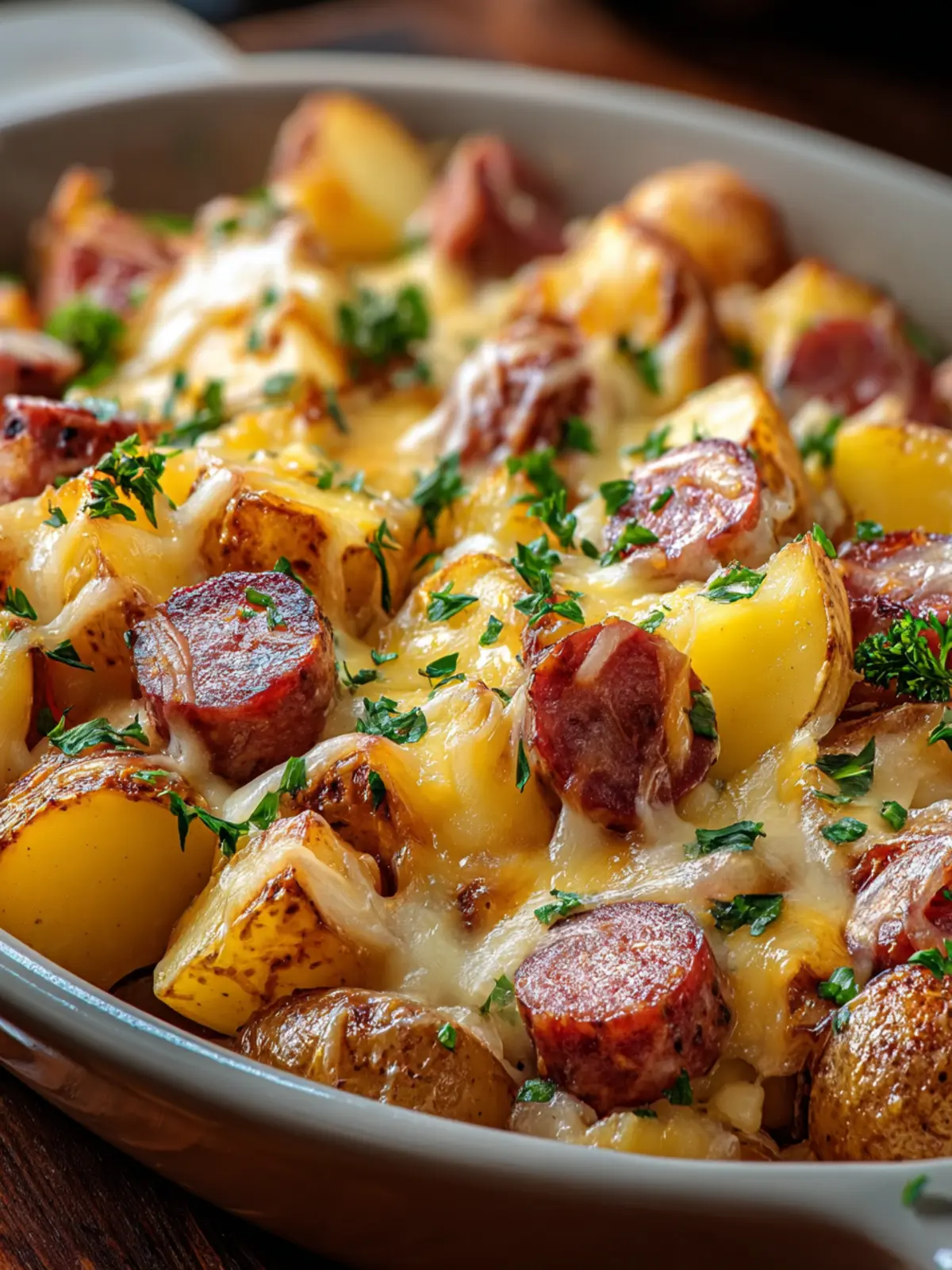 Cheesy Ranch Potatoes and Smoked Sausage Delight First Image