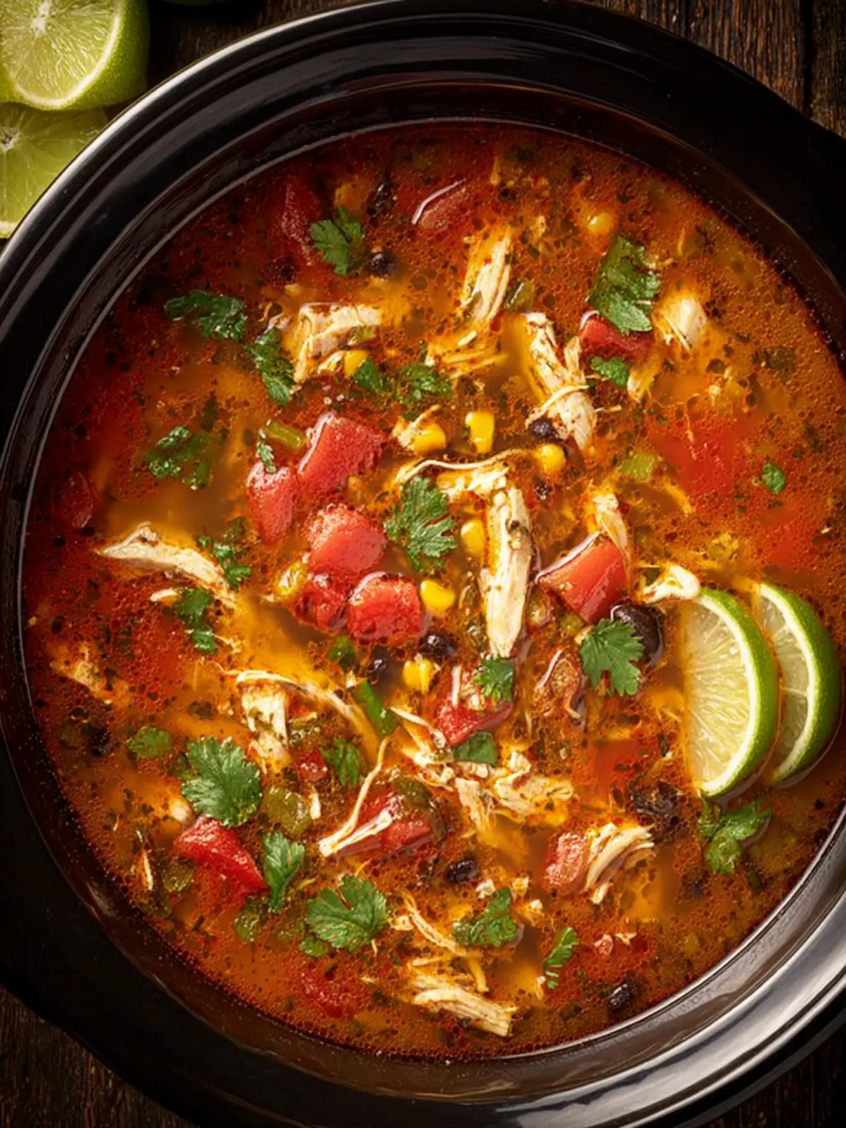 Crock Pot Chicken Fajita Soup: The Best Cozy Comfort Food