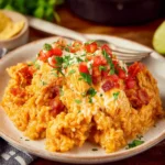 Crock Pot Queso Chicken and Rice First Image
