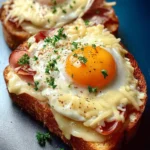 Croque Madame Toast Ham Cheese: A Delicious Twist Awaits! First Image