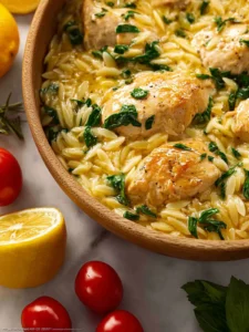 Lemon Chicken Orzo First Image