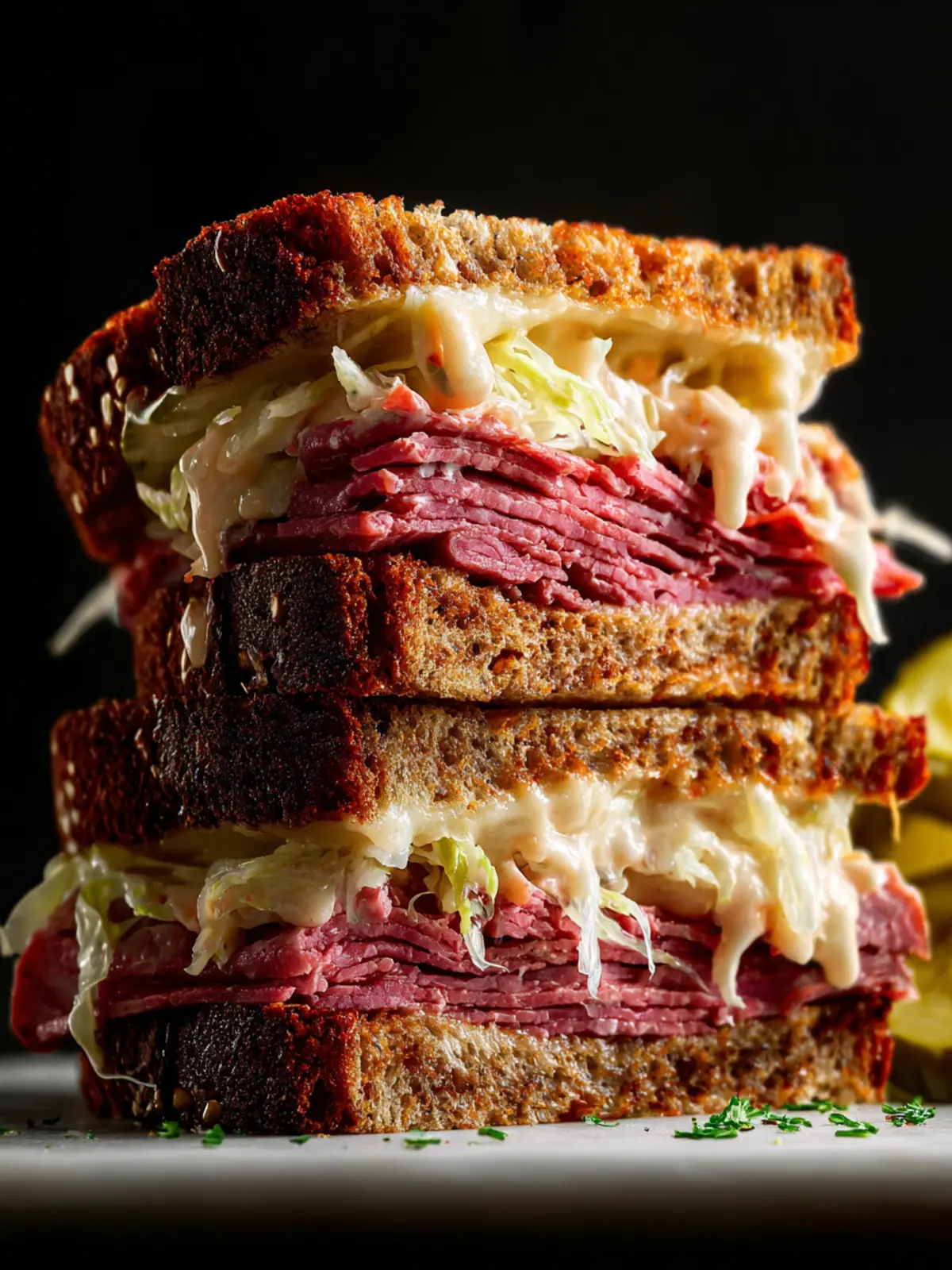 Reuben Sandwich With Homemade Russian Dressing First Image