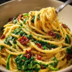 Spaghetti Spinach with Sun Dried Tomato Cream Sauce: A Cozy Pasta Worth Savoring First Image