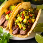 Steak Tacos with Mango Jalapeño Salsa First Image