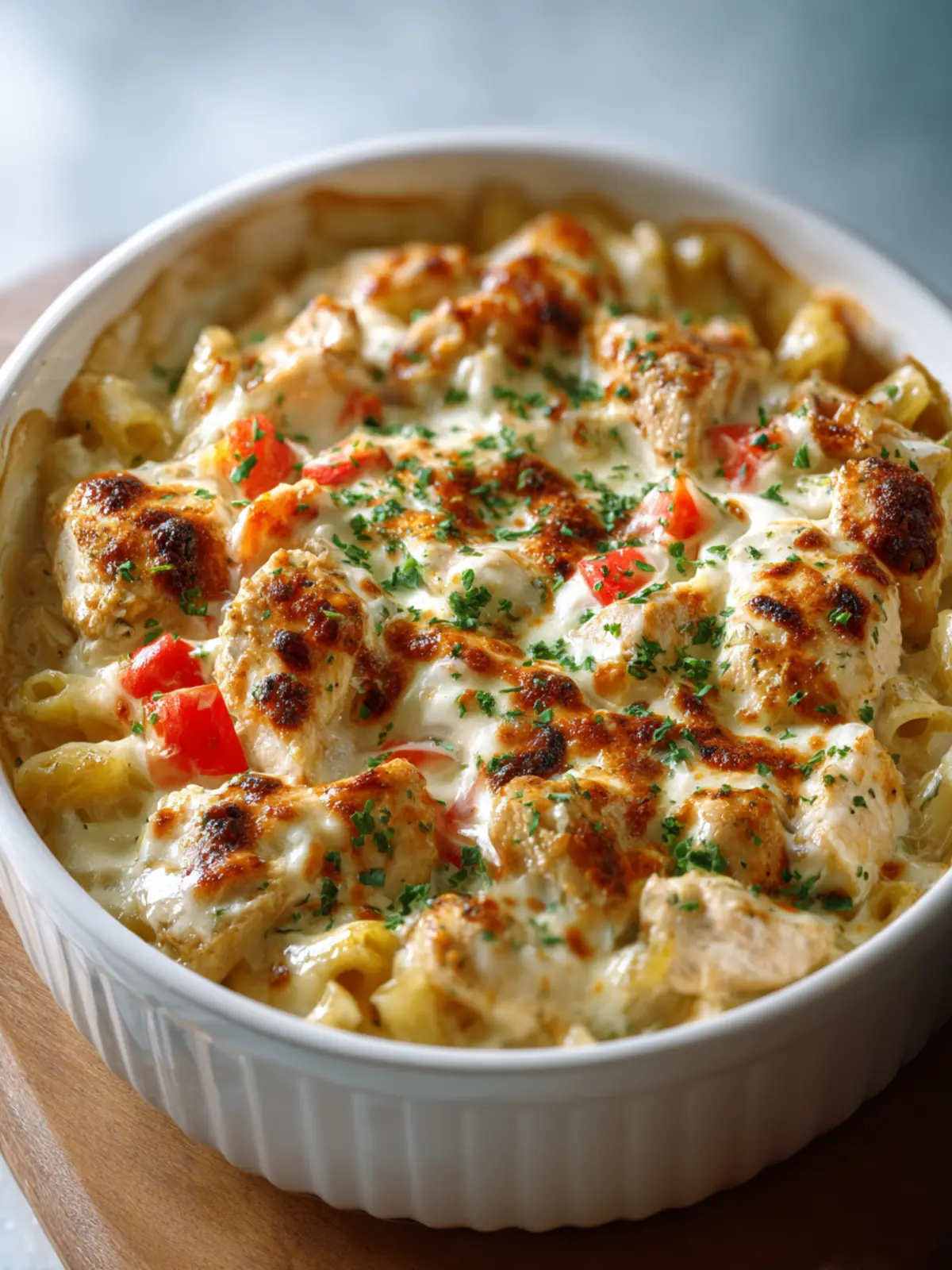 Creamy Chicken Ranch Casserole First Image