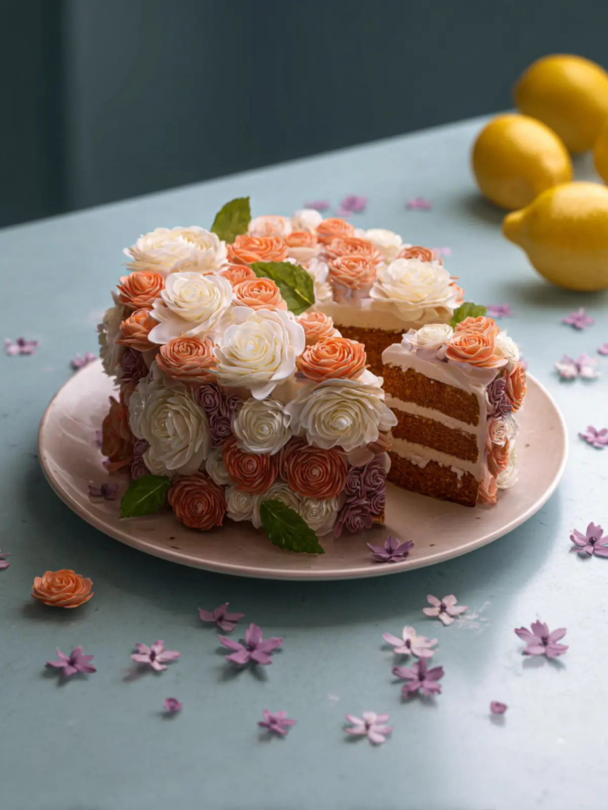 Elderflower Lemon Cake First Image