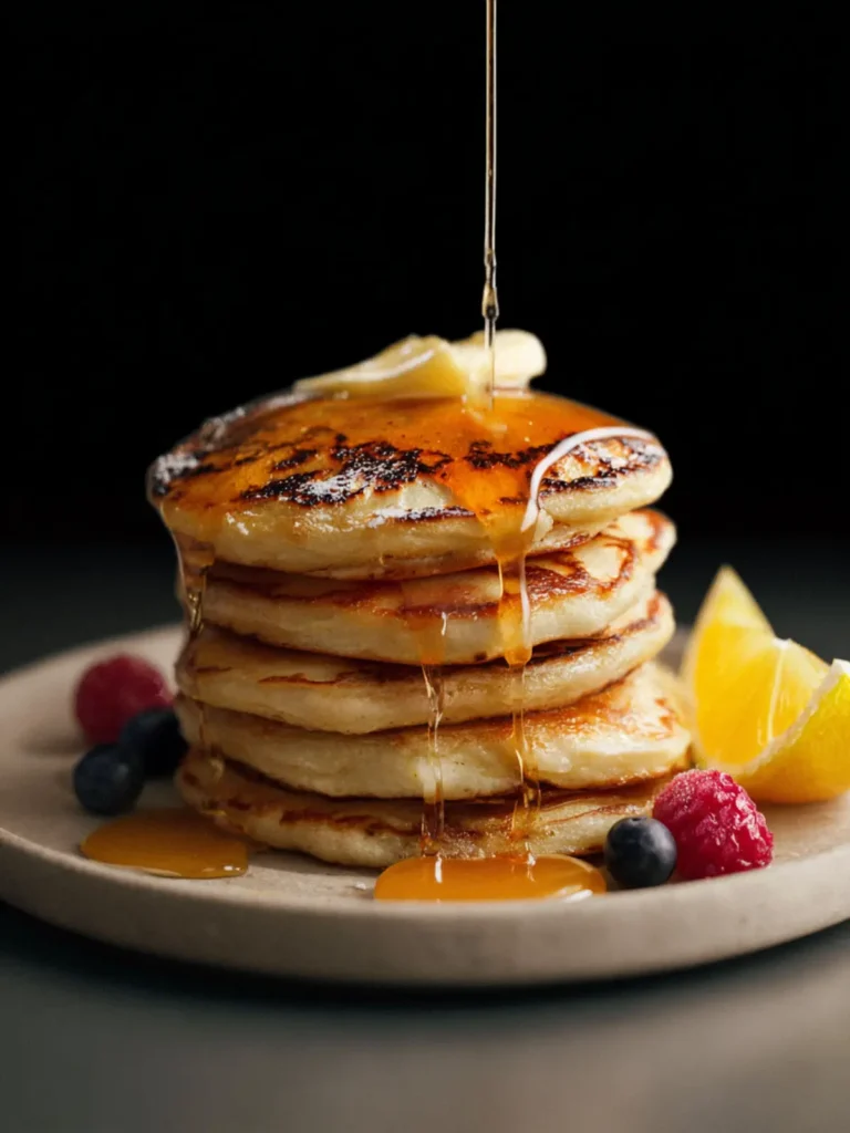 Lemon Ricotta Pancakes First Image