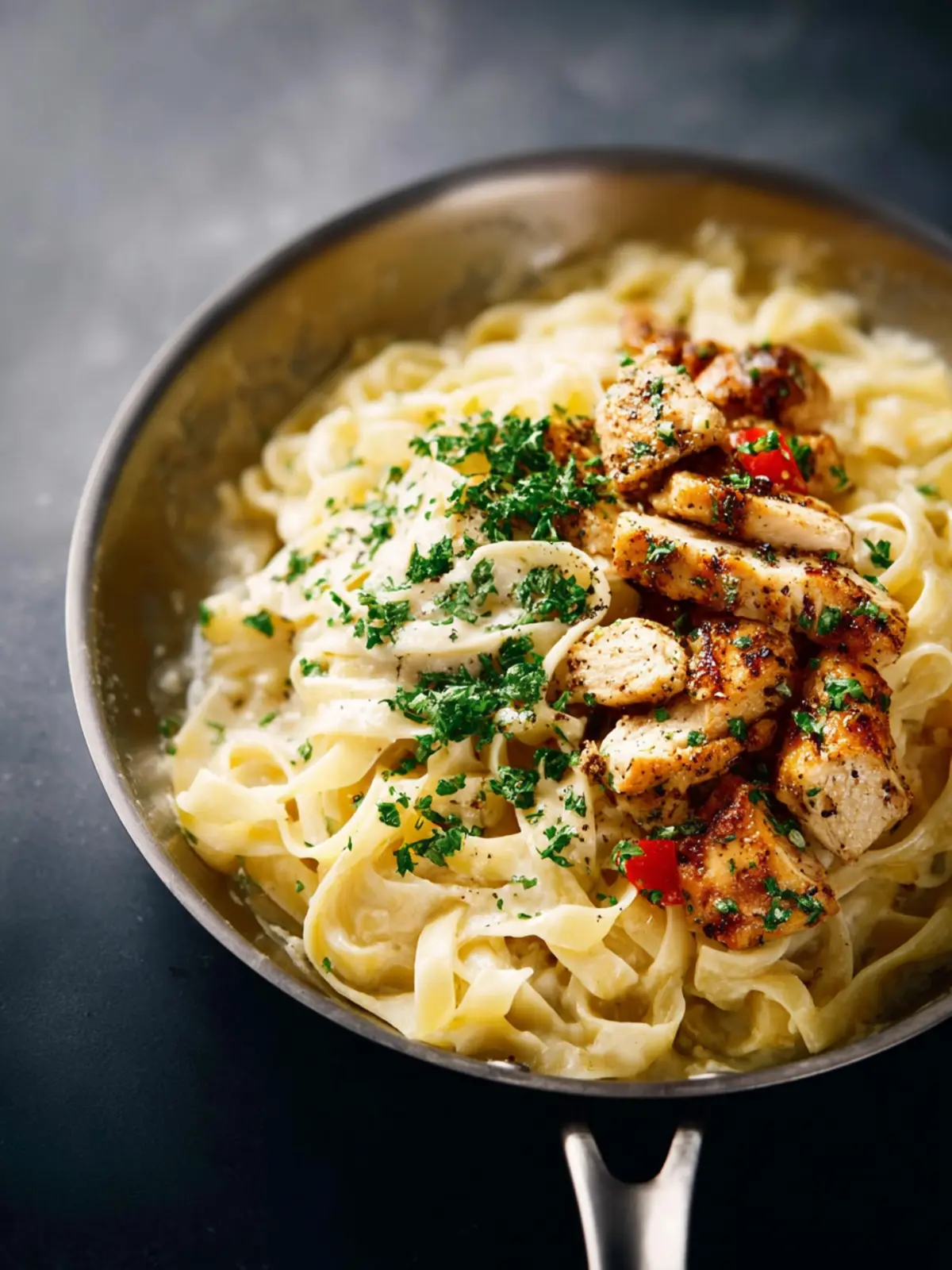 Low Calorie Chicken Alfredo First Image