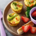 Mini Egg Muffins with Cheese and Veggies First Image