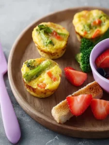 Mini Egg Muffins with Cheese and Veggies First Image