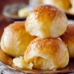 No-Knead Dinner Rolls with Honey Butter First Image