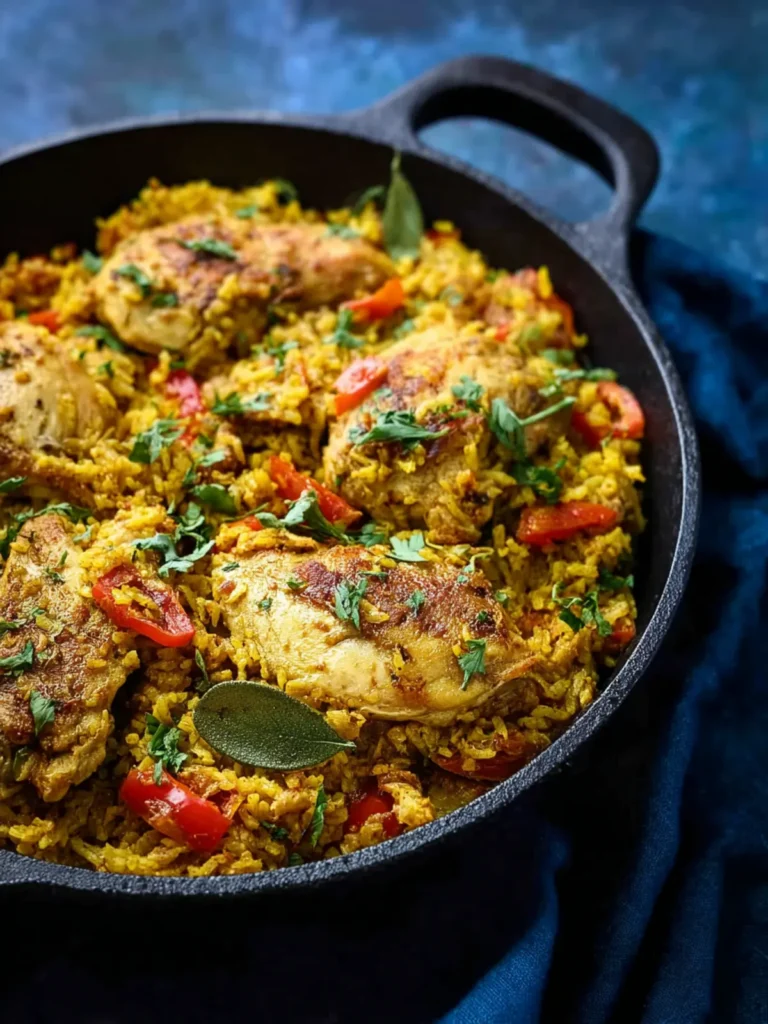 One Pot Low FODMAP Chicken and Rice (Khichdi Inspired) First Image