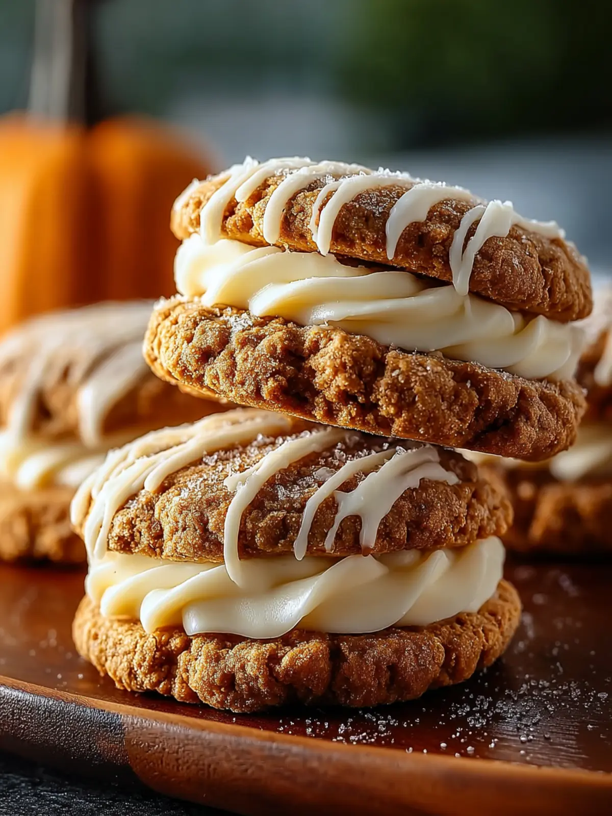 Pumpkin Cheesecake Cookies First Image
