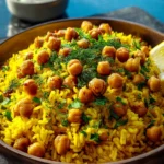 Turmeric Rice with Chickpeas First Image