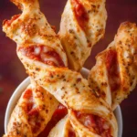 Twisted Pizza Breadsticks (Easy with Refrigerated Dough) First Image