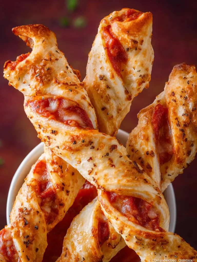 Twisted Pizza Breadsticks (Easy with Refrigerated Dough) First Image