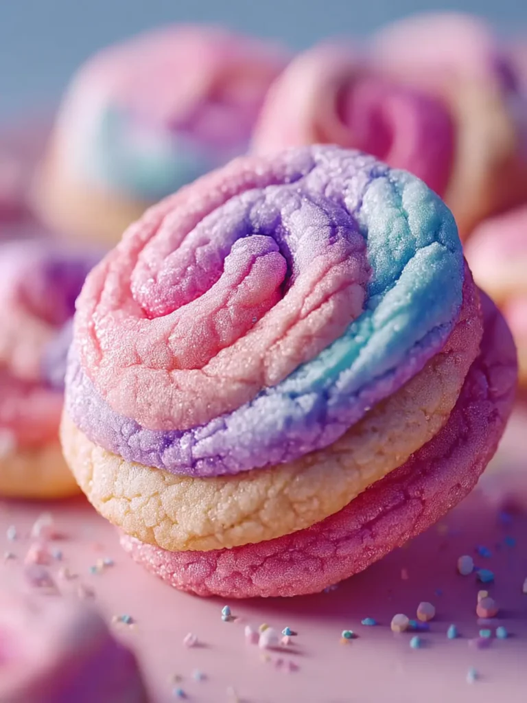 Cotton Candy Cookies First Image