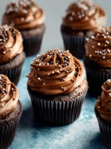 Eggless Chocolate Cupcakes First Image